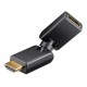 GOOBAY αντάπτορας HDMI 51721, 180° περιστρεφόμενος, 4K/60Hz, μαύρος