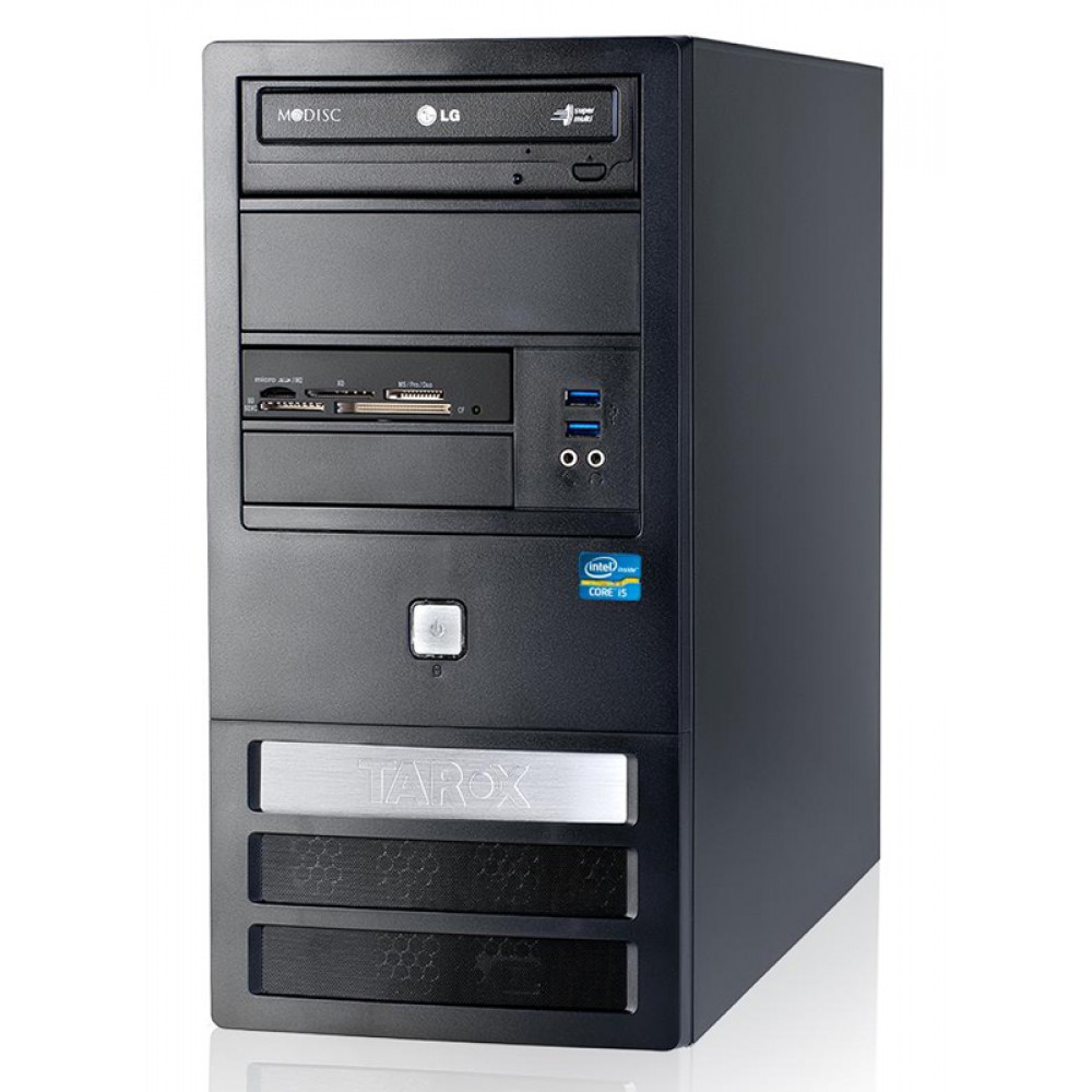 TAROX PC MT, Refurbished Grade A Repainted, E5700, 2GB, 320GB HDD, DVD, FreeDOS