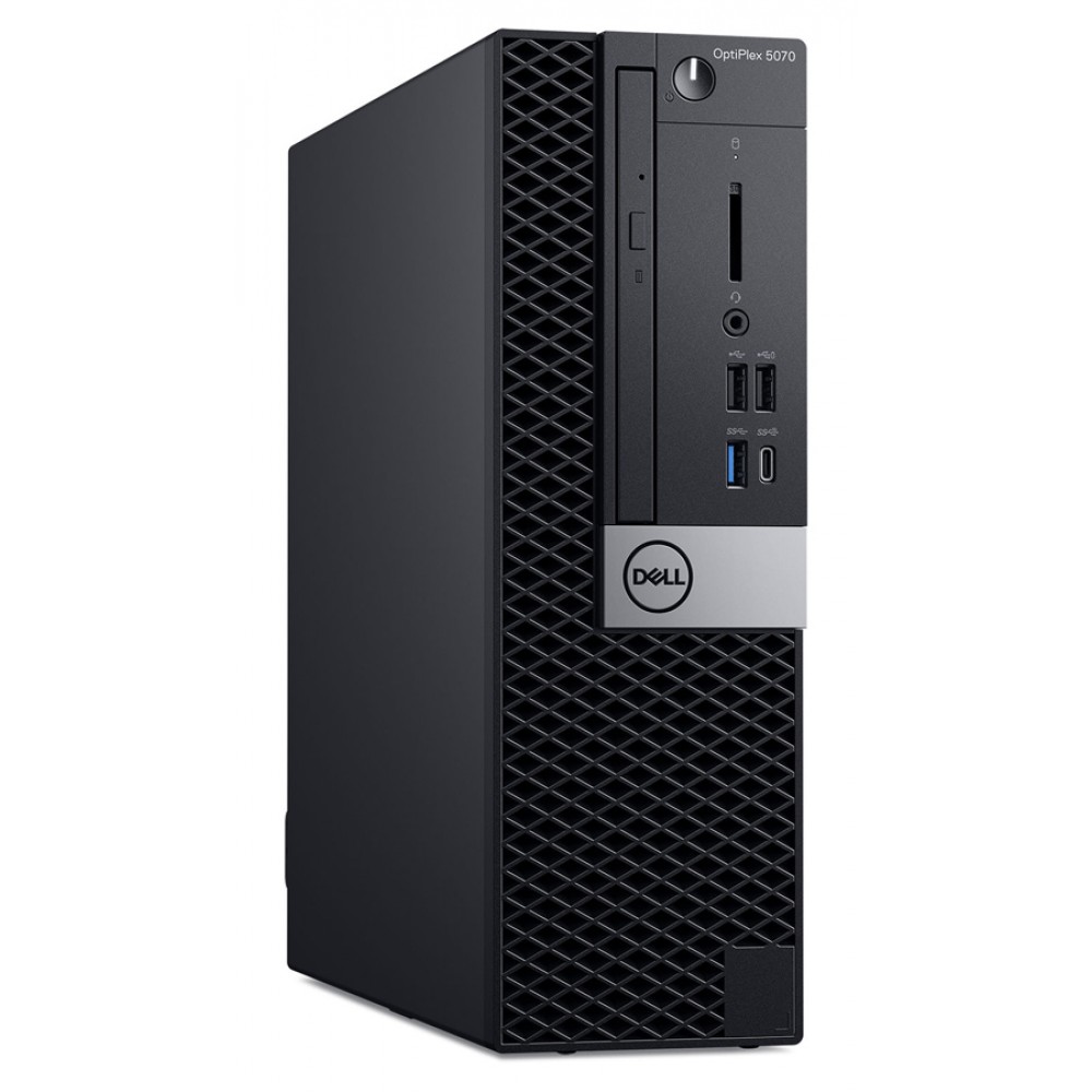 DELL PC OptiPlex 5070 SFF, Factory Refurbished Grade A, i5-9500, 8GB, 500GB HDD, Windows 10 Pro