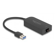 DELOCK αντάπτορας δικτύου 66045, USB, 2.5Gbps Ethernet, μαύρος