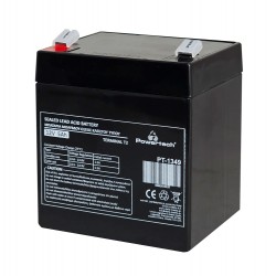 POWERTECH μπαταρία μολύβδου PT-1349, 12V 5Ah, T2