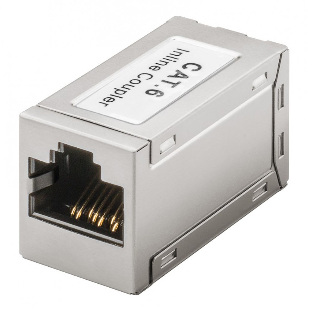 GOOBAY σύνδεσμος RJ45 Cat 6 15217, 250MHz, PoE+, ασημί