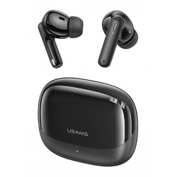 USAMS earphones με θήκη φόρτισης IF27, TWS, Φ13mm, 25/250mAh, μαύρα