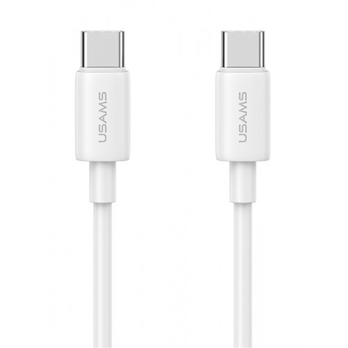 USAMS καλώδιο USB-C US-SJ711, 60W, 480Mbps, 1m, λευκό