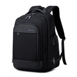 ARCTIC HUNTER τσάντα πλάτης B00683 με θήκη laptop 15.6", USB, 20.5L, μαύρη