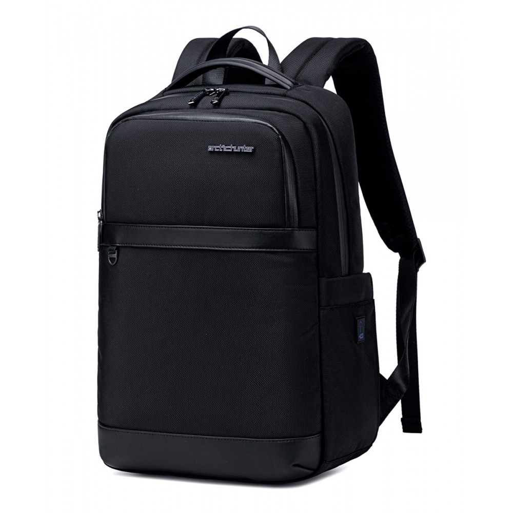 ARCTIC HUNTER τσάντα πλάτης B00670 με θήκη laptop 15.6, 15L, μαύρη