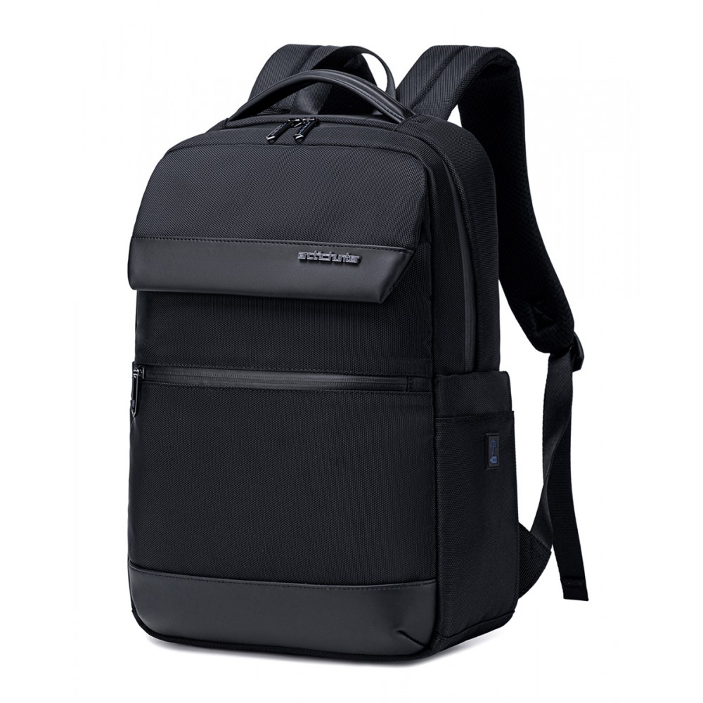 ARCTIC HUNTER τσάντα πλάτης B00671 με θήκη laptop 15.6, 16L, μαύρη