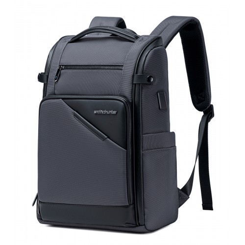 ARCTIC HUNTER τσάντα πλάτης B00675 με θήκη laptop 15.6, USB, 15L, γκρι