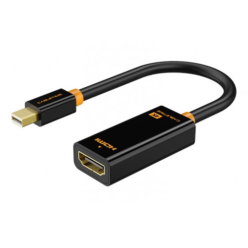 CABLETIME αντάπτορας mini DisplayPort σε HDMI CT-AV589-02G4K, 4K/30Hz, μαύρος