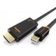 CABLETIME καλώδιο mini DisplayPort σε HDMI CT-AV588-03G, 1080p/60Hz, 1m, μαύρο