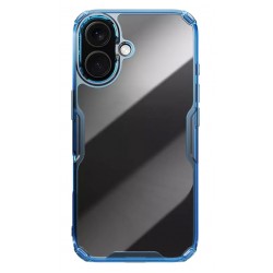 NILLKIN θήκη Nature TPU Pro για iPhone 16, διάφανη-μπλε