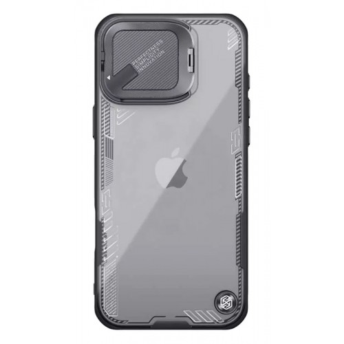 NILLKIN θήκη Iceblade Prop για iPhone 16 Pro, διάφανη-μαύρη