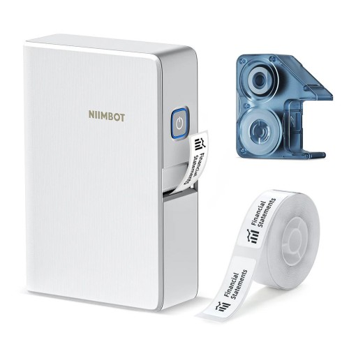 NIIMBOT smart θερμικός εκτυπωτής ετικετών B18, 203dpi, Bluetooth, λευκός