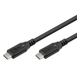 GOOBAY καλώδιο USB-C 74185, USB4, 240W, 40Gbps, 8K/60Hz, 1.8m, μαύρο