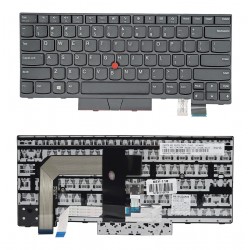 Πληκτρολόγιο για Lenovo ThinkPad T480 KEY-118, US, μαύρο