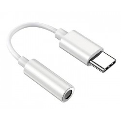 POWERTECH αντάπτορας USB-C σε 3.5mm CAB-UC088, λευκός