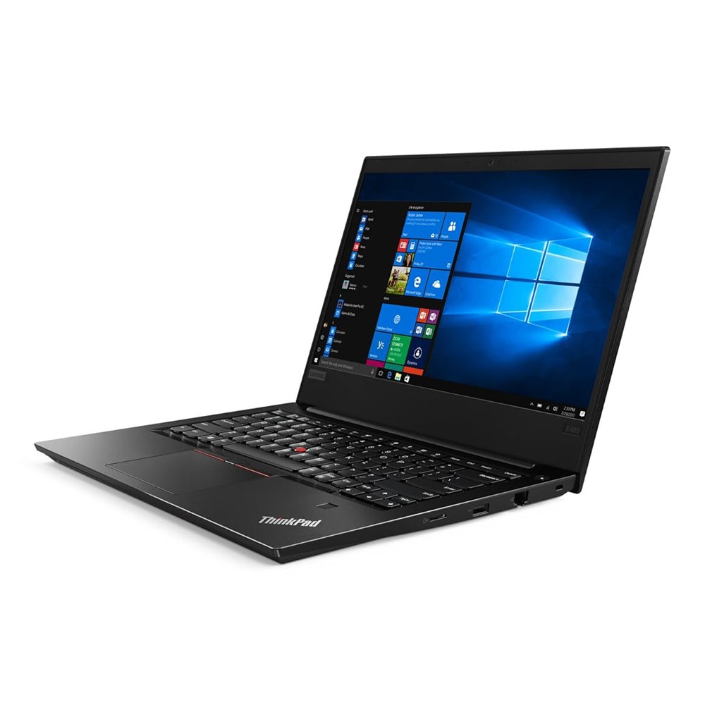 LENOVO Laptop ThinkPad E480, Refurbished Grade B, i5-8250U, 8/128GB M.2, 14, Cam, UHD Graphics 620, FreeDOS