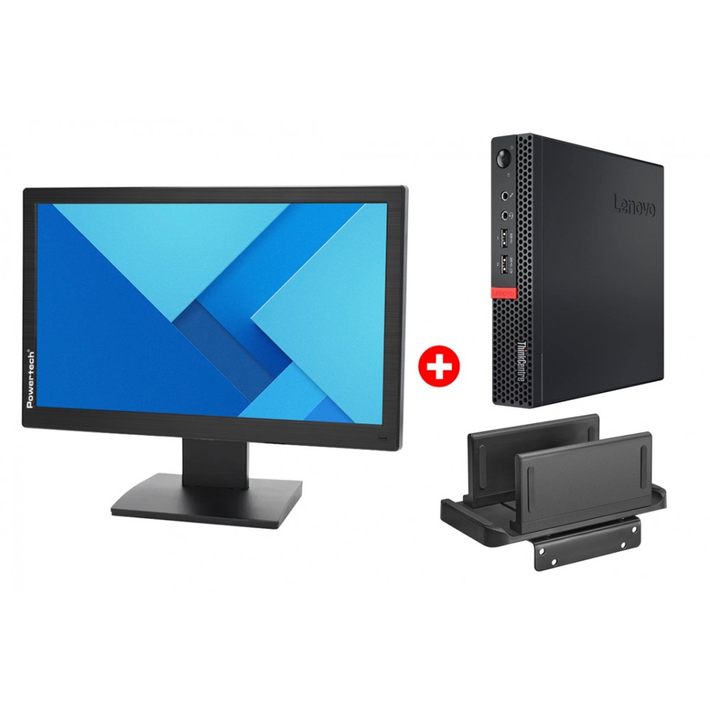 LENOVO PC ThinkCentre M910q Refurbished Grade A Repainted, οθόνη αφής 15.6 & βάση PC