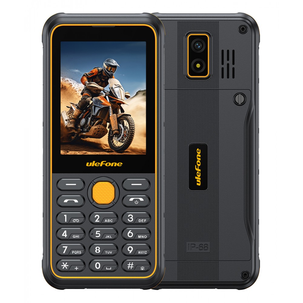 ULEFONE κινητό τηλέφωνο Armor Mini 4, IP68, 2.8, dual SIM, 4G, μαύρο