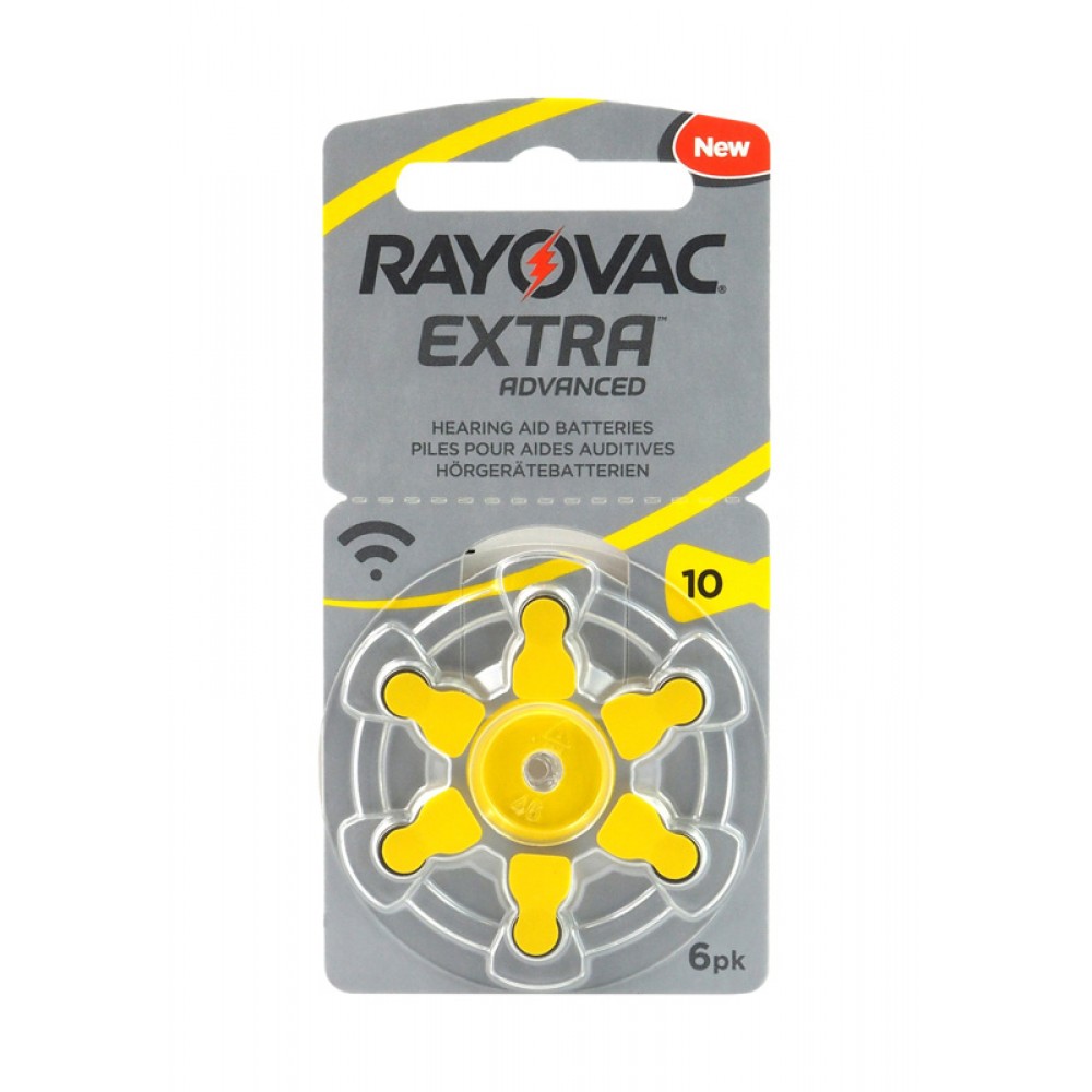 RAYOVAC μπαταρίες ακουστικών βαρηκοΐας 10MF, mercury free, 1.45V, 6τμχ