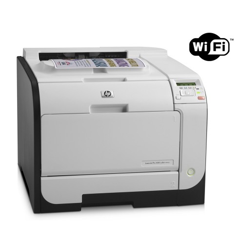 HP used Printer LaserJet M451nw, WiFi, Laser, Color, low toner