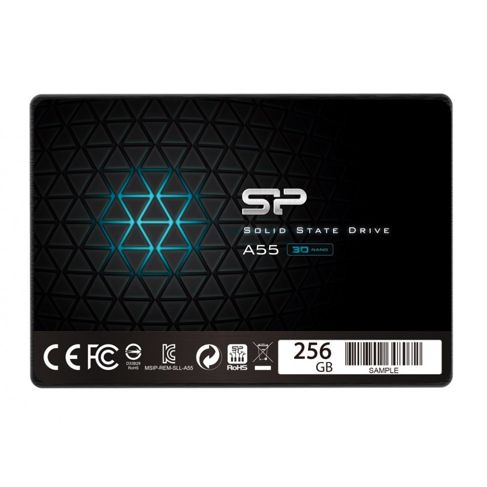 SILICON POWER SSD A55 256GB, 2.5, SATA III, 460-450MB/s, 7mm