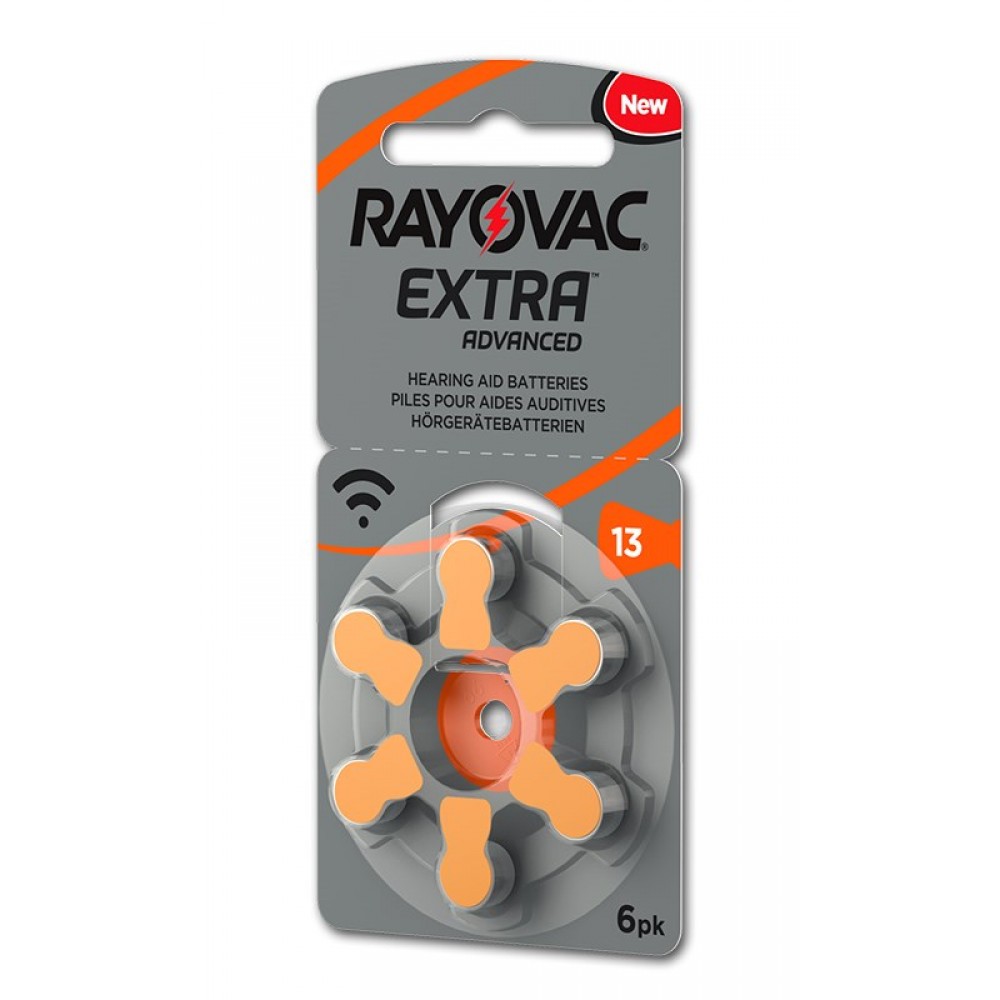 RAYOVAC μπαταρίες ακουστικών βαρηκοΐας 13MF, mercury free, 1.4V, 6τμχ