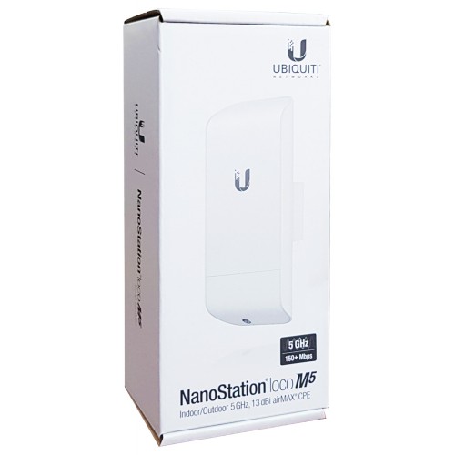 UBIQUITI LocoM5 NanoStation 5GHz 13dBi airMAX MIMO Outdoor AP-CPE