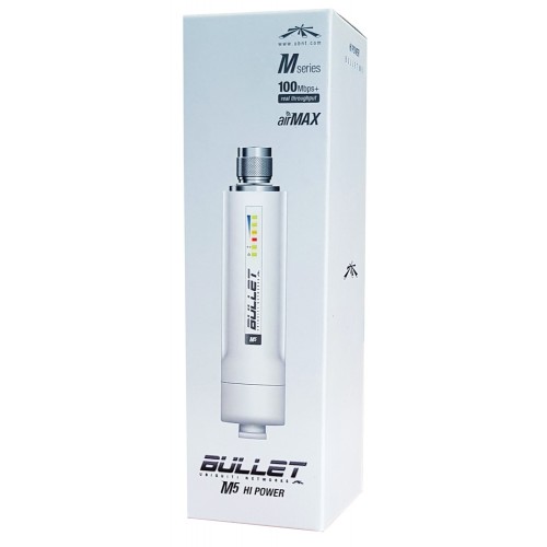 UBIQUITI BulletM5-HP 5GHz Outdoor High Power 802.11a/n AirMax AP-CPE