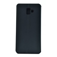 POWERTECH Θήκη Slim Leather για Samsung J6 Plus 2018, μαύρη