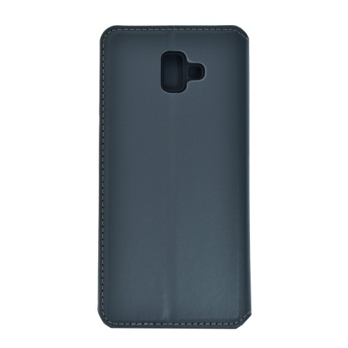 POWERTECH Θήκη Slim Leather για Samsung J6 Plus 2018, γκρι