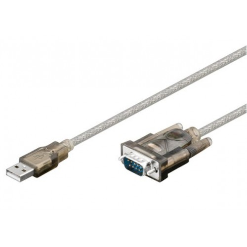 GOOBAY καλώδιο USB σε RS-232 68875, 1 Mbit/s, 1.5m, διάφανο