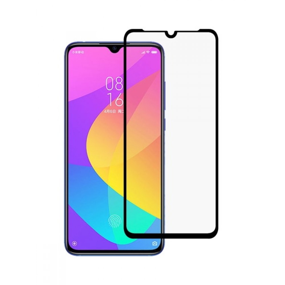 POWERTECH Tempered Glass 5D Full Glue, Xiaomi Mi CC9 Qualcomm, μαύρο