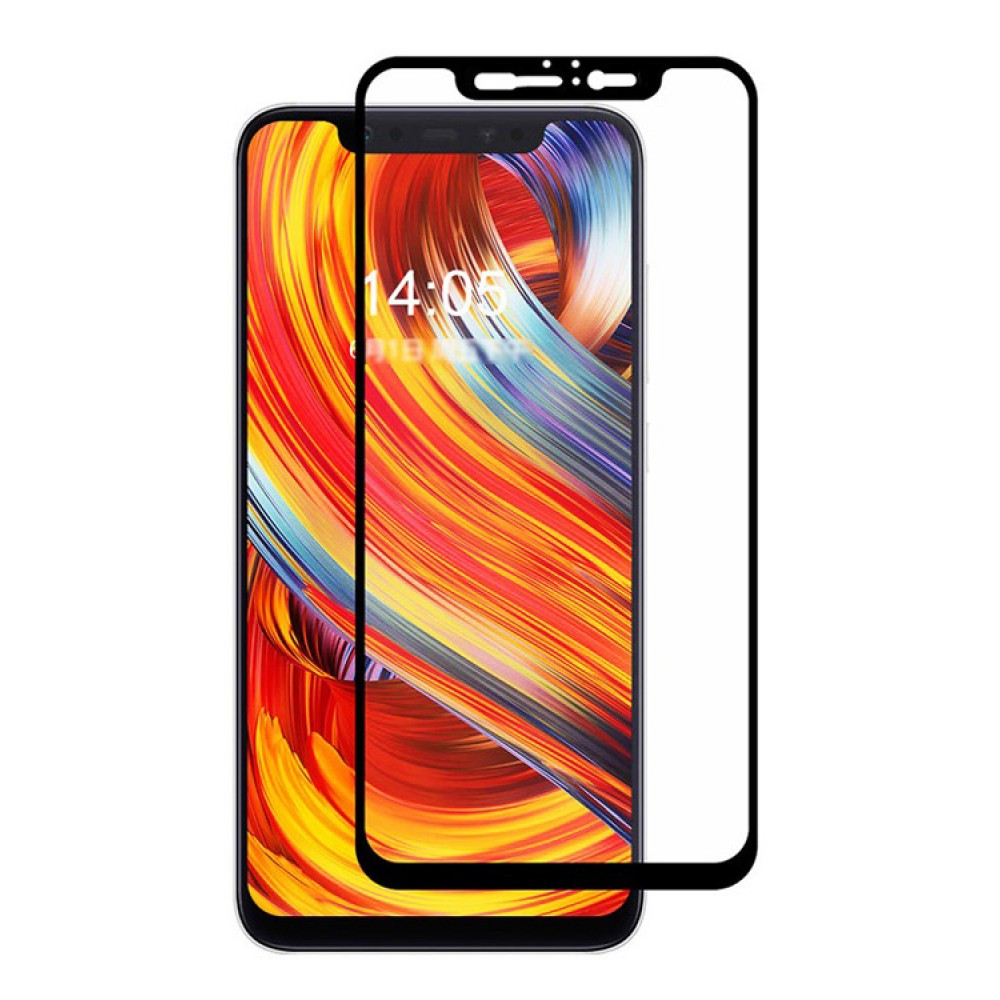 POWERTECH Tempered Glass 5D Full Glue για Xiaomi Redmi Mi 8/8 Pro, Black