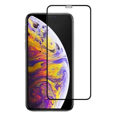 POWERTECH Tempered Glass 5D Full Glue TGC-0265 για iPhone X, μαύρο