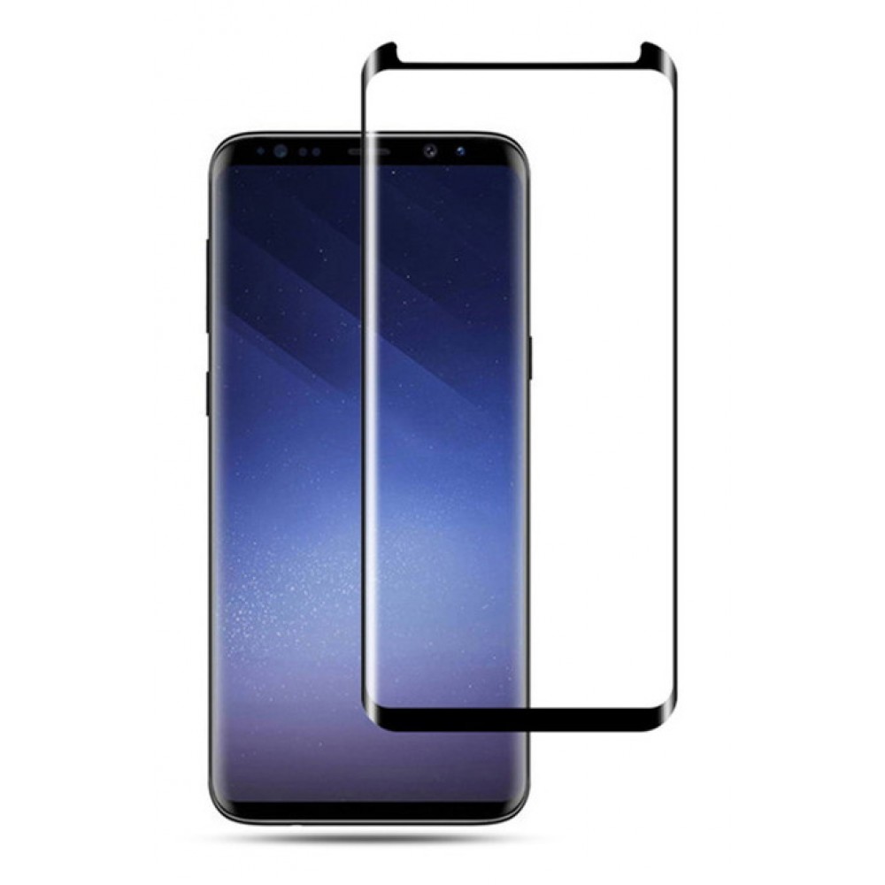 POWERTECH Tempered Glass 3D TGC-0076 Samsung S8 Plus, Full glue, μαύρο