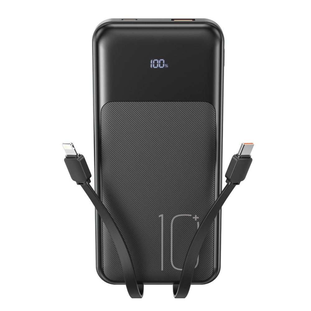 XO PR248 USB-C 20W / USB-A 22.5W Display Fast Charging Powerbank 10000mAh Μαύρο