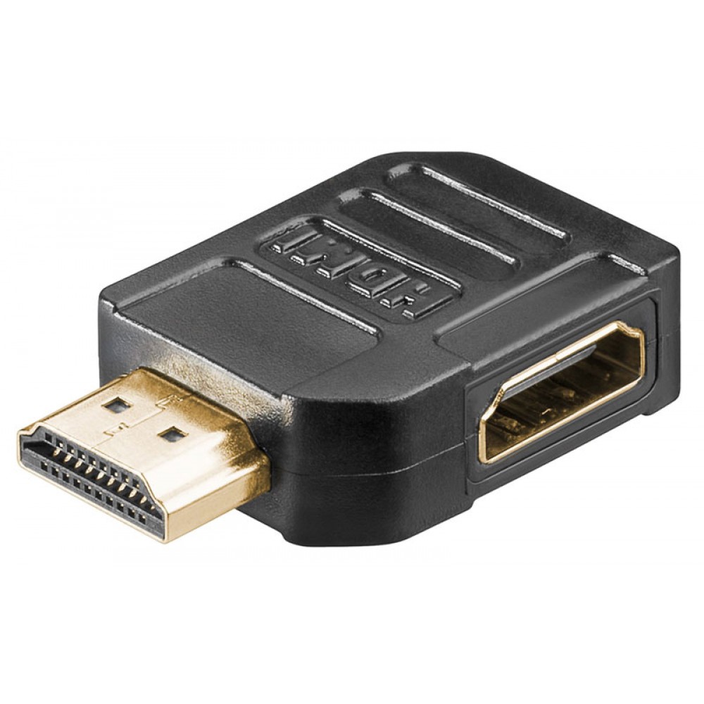 GOOBAY αντάπτορας HDMI θηλυκό σε αρσενικό 51725, 270°, 4K, μαύρος