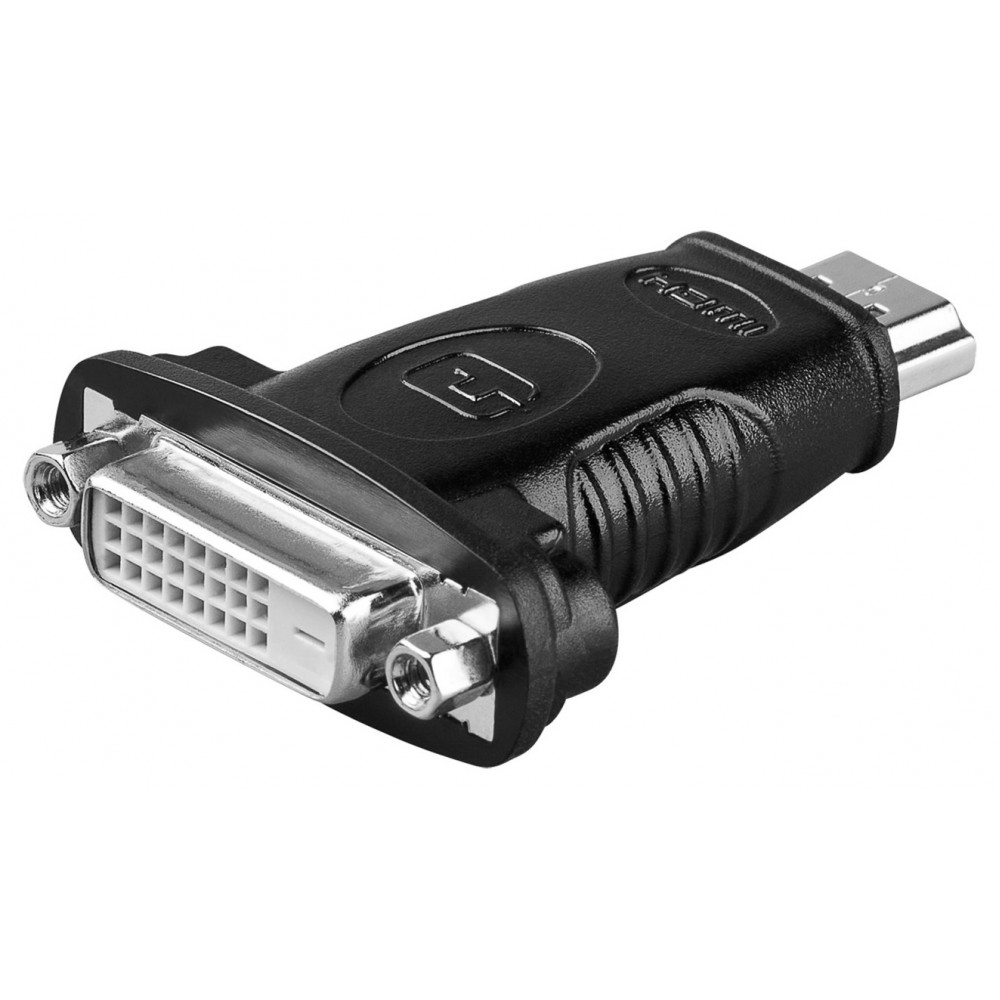 GOOBAY aντάπτορας HDMI σε DVI-D Dual-Link 68098, μαύρος