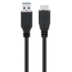 GOOBAY καλώδιο USB 3.0 σε USB 3.0 micro Τype B 95026, 1.8m, μαύρο