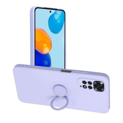 SILICONE RING case forXIAOMI Redmi Note 11 / 11Sviolet