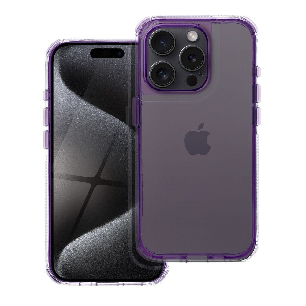 MATRIX CLEAR θήκη για IPHONE 16 Pro light violet