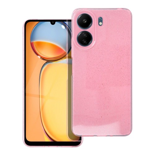 CLEAR CASE 2 mm BLINK for XIAOMI Redmi 13C / POCO C65 pink