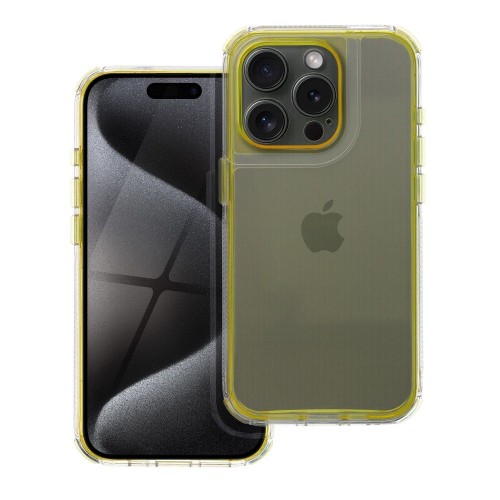 MATRIX CLEAR θήκη για IPHONE 16 yellow