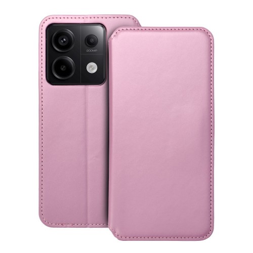 DUAL POCKET Book case for XIAOMI Redmi Note 13 Pro 5G light pink