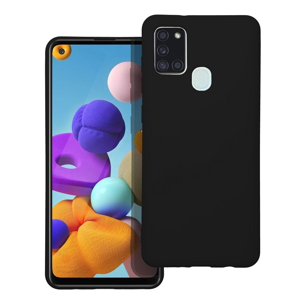 SILICONE θήκη για Samsung Galaxy A21S Μαύρο