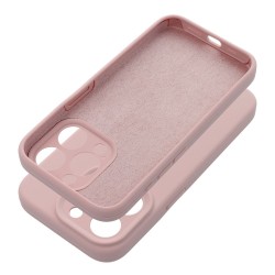 Case SILICONE 2mm for IPHONE 15 Pro Max sand pink