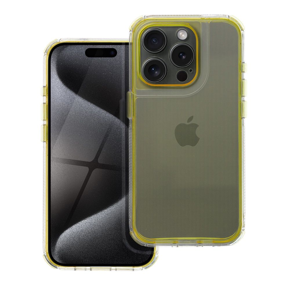 MATRIX CLEAR θήκη για IPHONE 16 Pro Max yellow