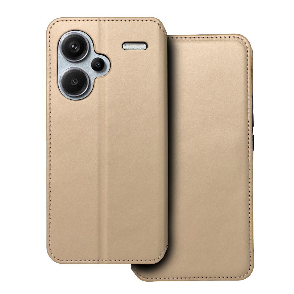 DUAL POCKET Book case for XIAOMI Redmi Note 13 Pro Plus 5G gold