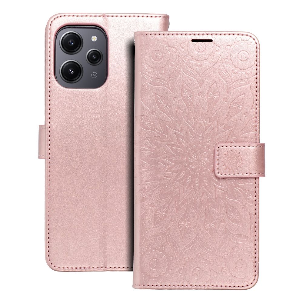 MEZZO Book θήκη για XIAOMI Redmi 12 4G / 12 5G mandala rose gold